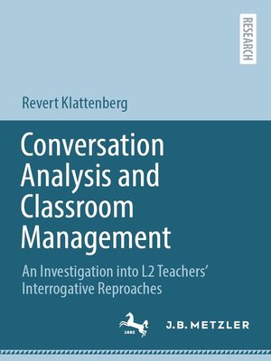 cover image of Conversation Analysis and Classroom Management